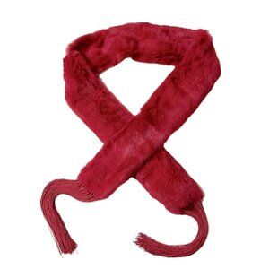 🆕 MARCELLE DANAN DESIGNER RABBIT FRINGE SCARF